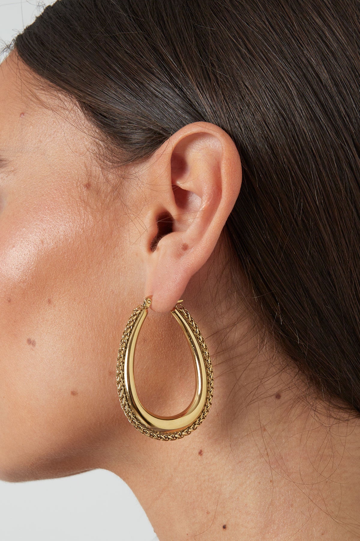 hoops with braided edge