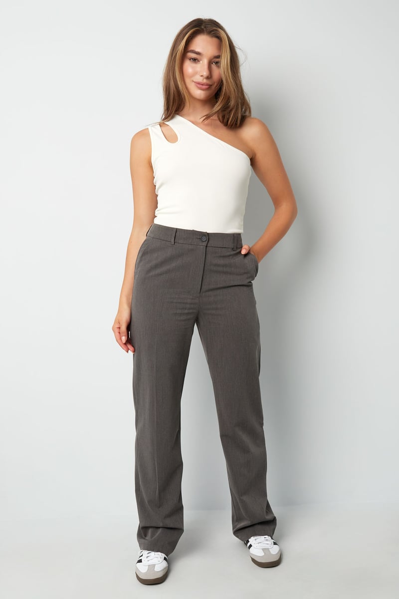 Show Your Smile trousers - grey