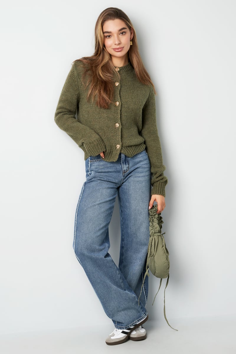 Knitted Love Cardigan - grey