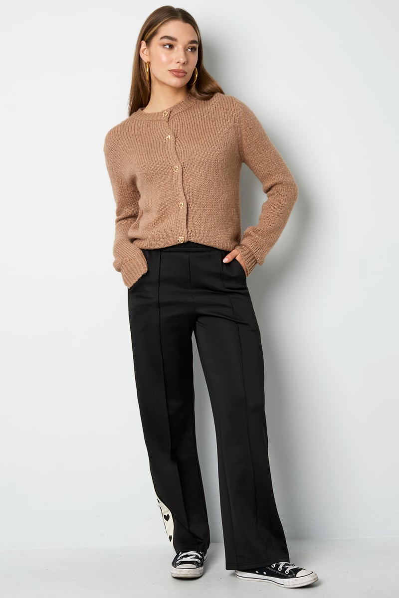 Knitted Love Cardigan - grey