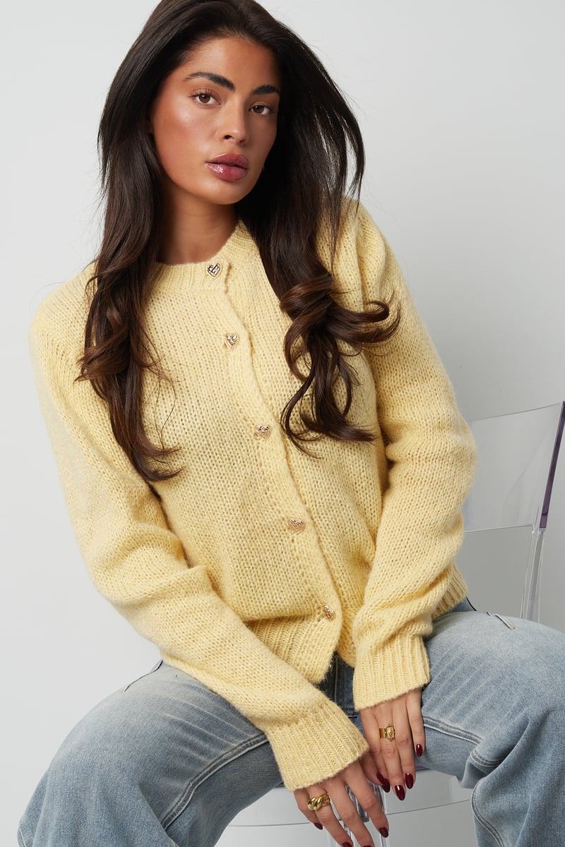 Knitted Love Cardigan - grey