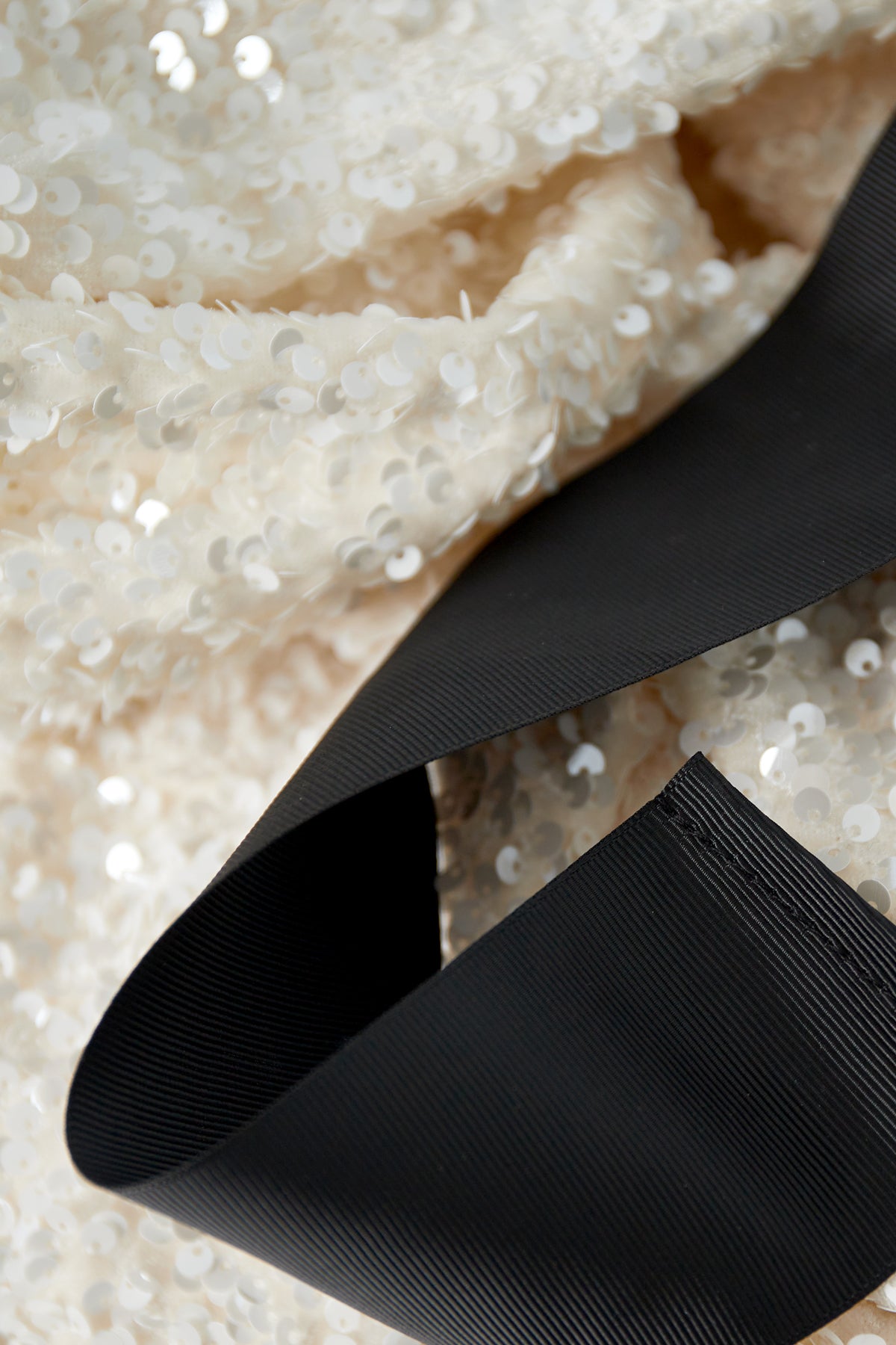 Party top with sequins