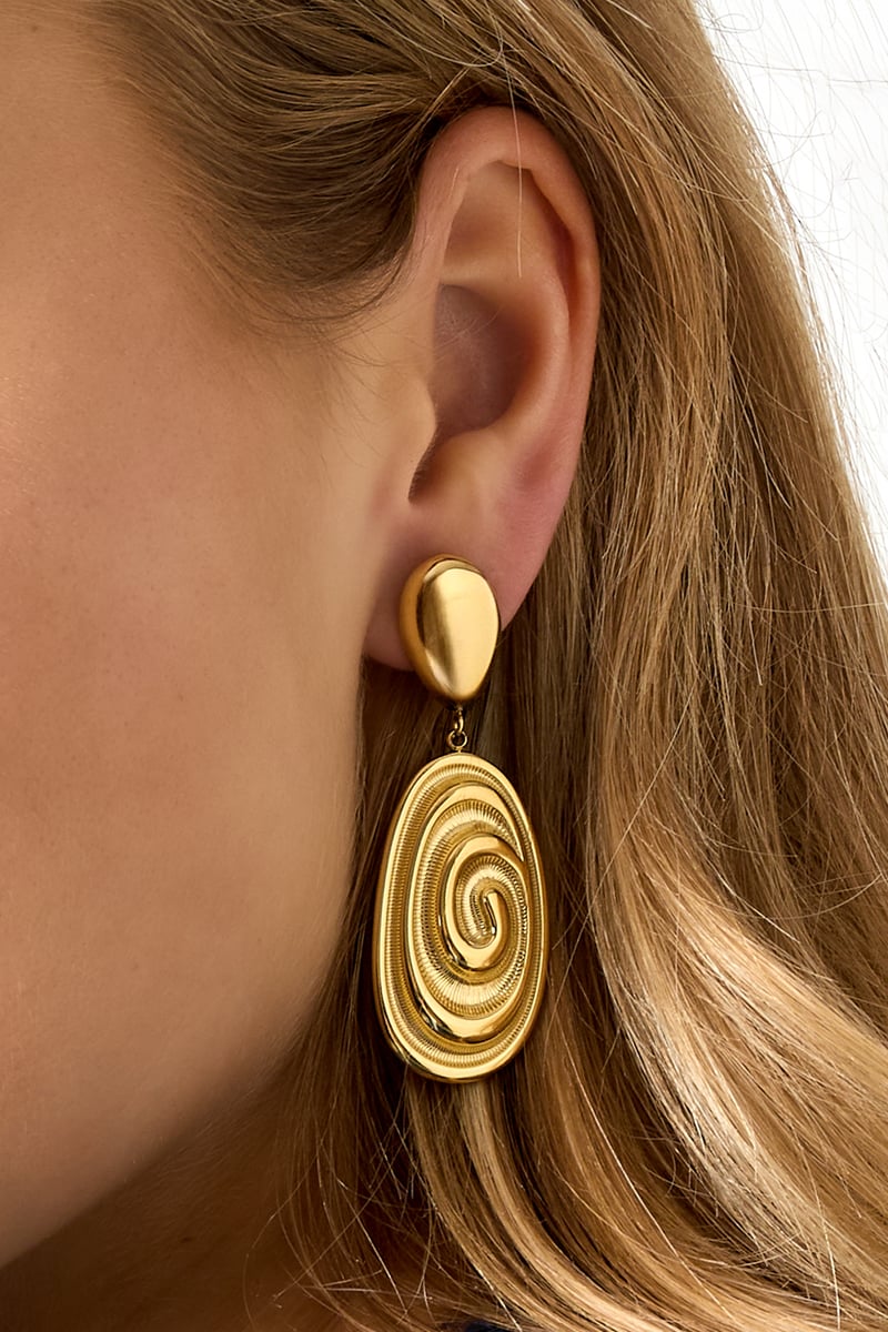 Stainless Steel Drop Earrings irregular shape Casual Daily Simple Series Women's jewelry