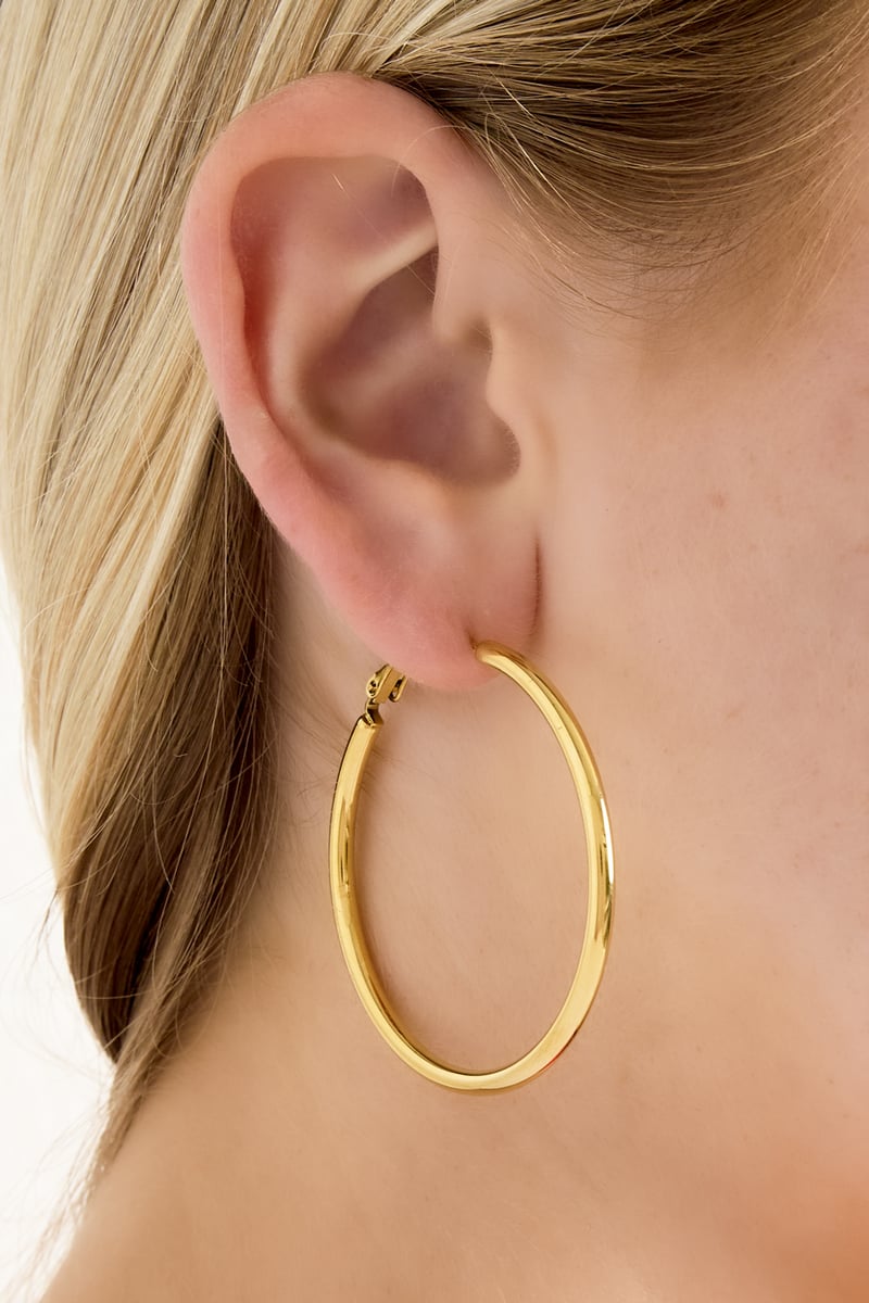 Basic Hoop earrings L