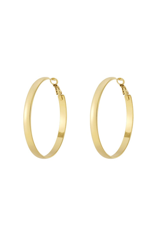 Basic Hoop earrings thick M