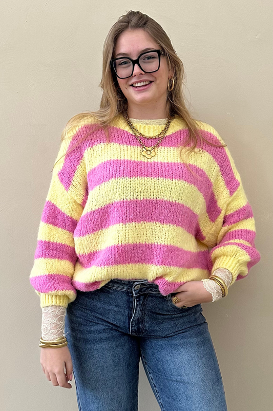 Trui gestreept one size