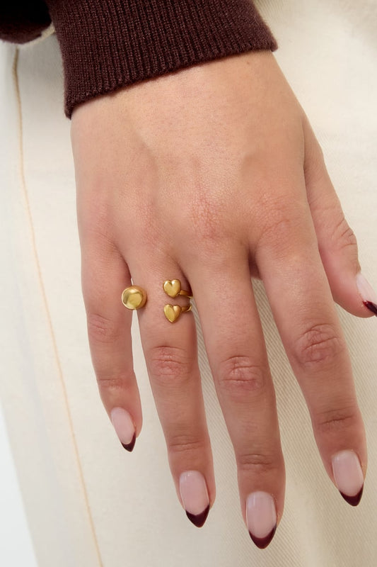 Stainless Steel Minimalist Rings Heart Casual Daily Simple Series Women's jewelry