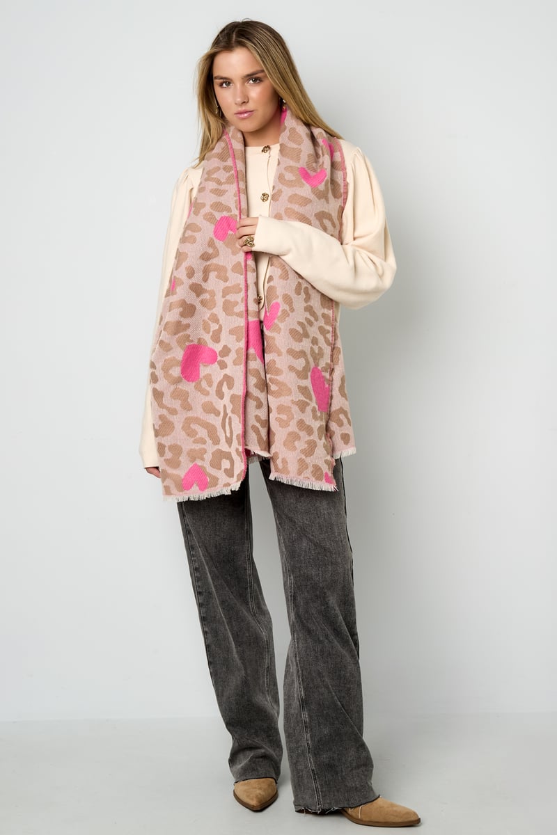 Leopard love scarf