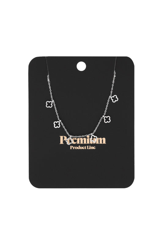 necklace 6 leaf clovers