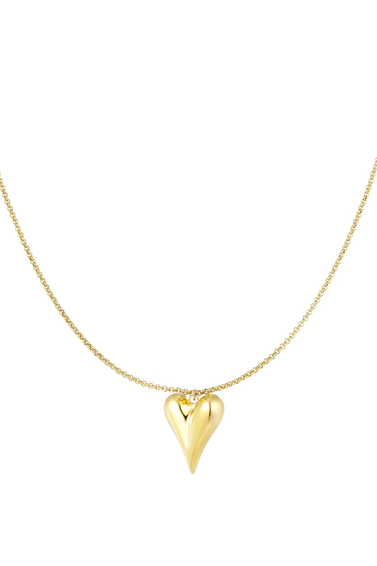 simple necklace with iconic heart medium