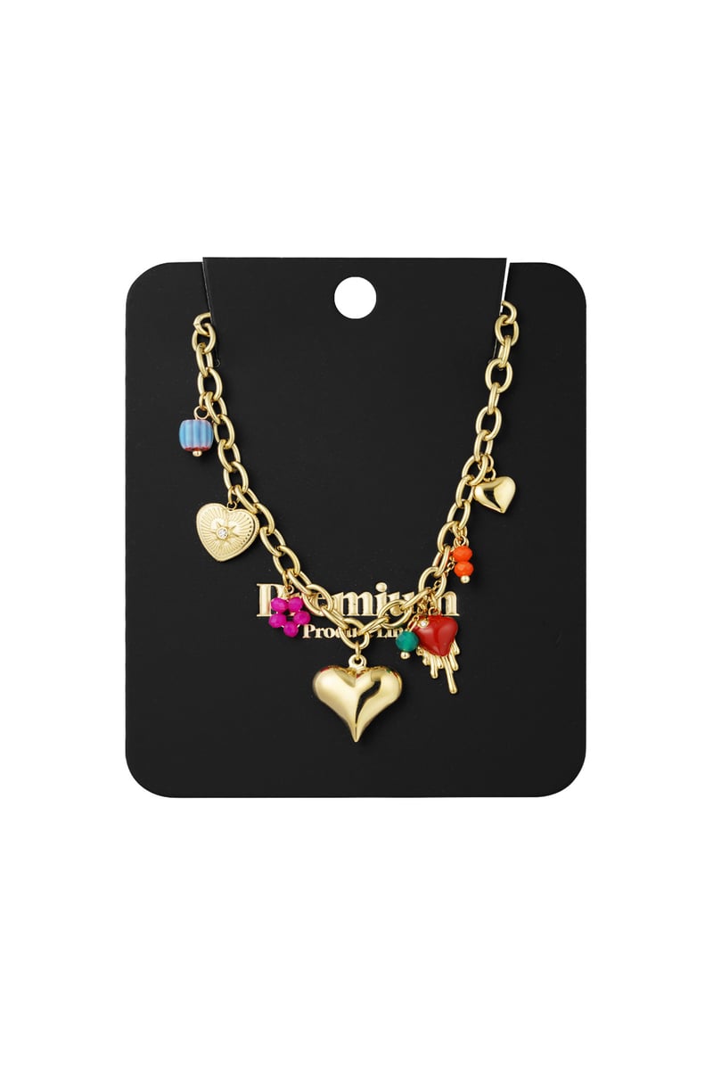 charm necklace lovers glow