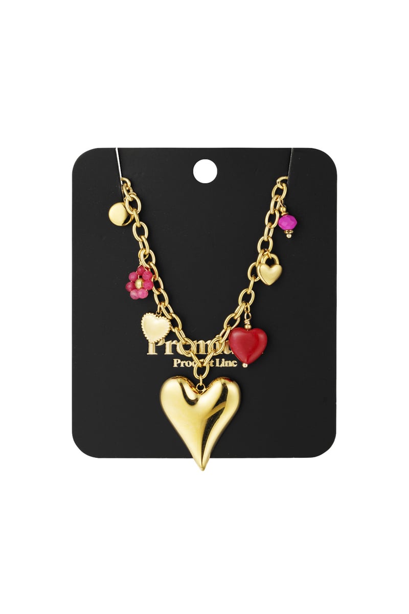 Charm & chill necklace - Fuchsia