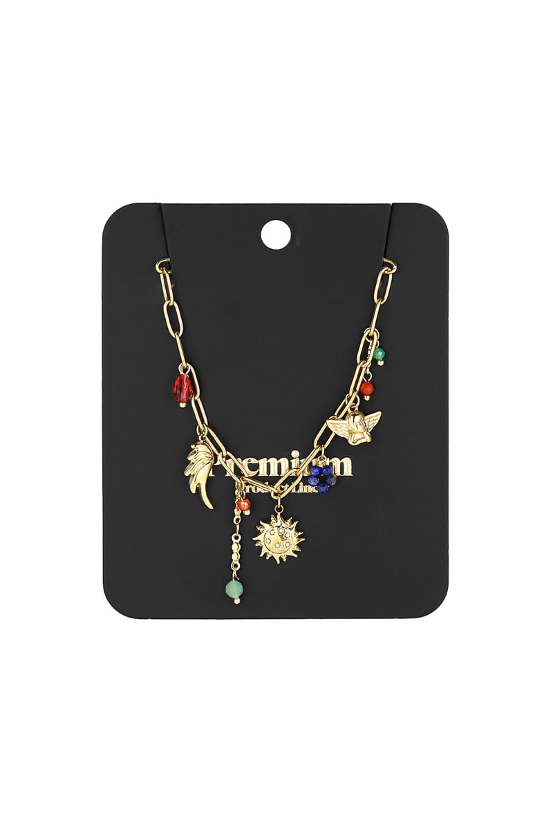 funky festive necklace