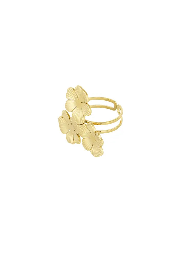 TRIPLE FLOWER - RING