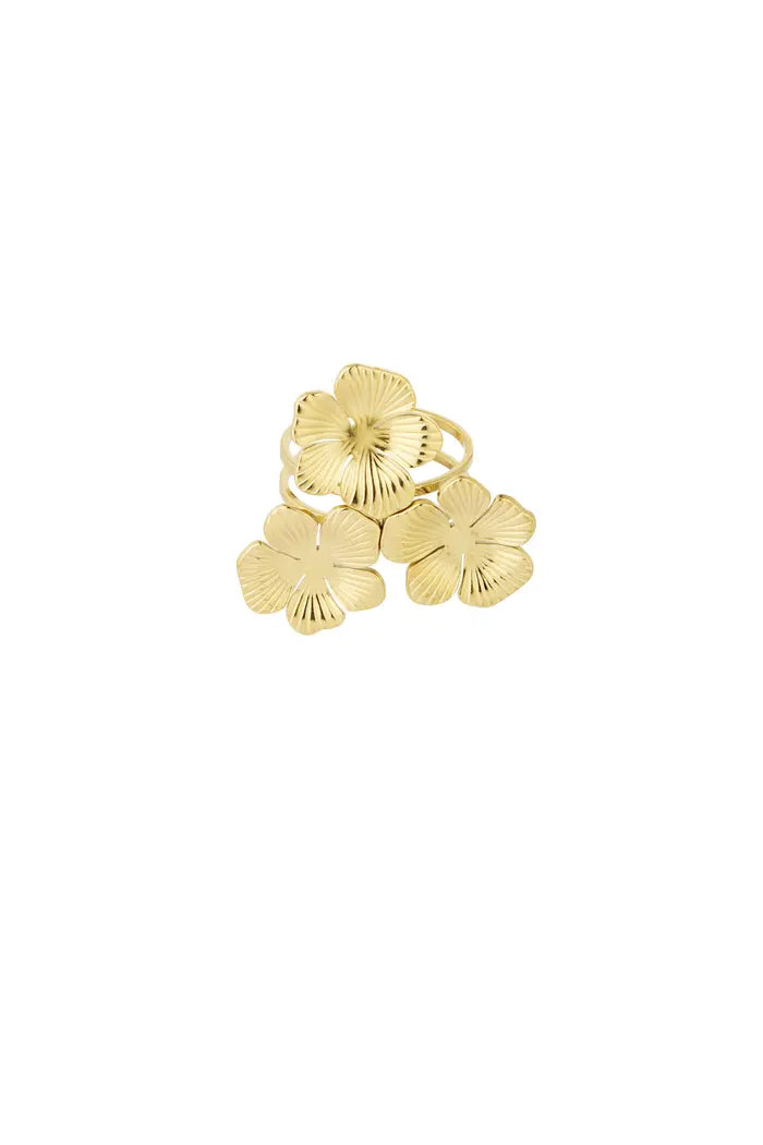 TRIPLE FLOWER - RING