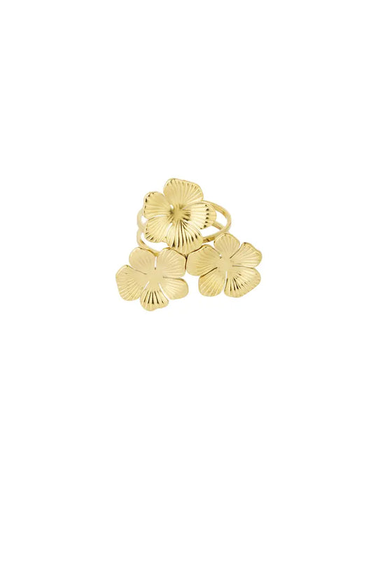 TRIPLE FLOWER - RING