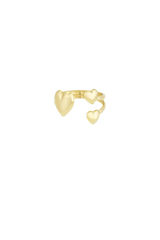 GOLDEN HEARTS TRIO - RING