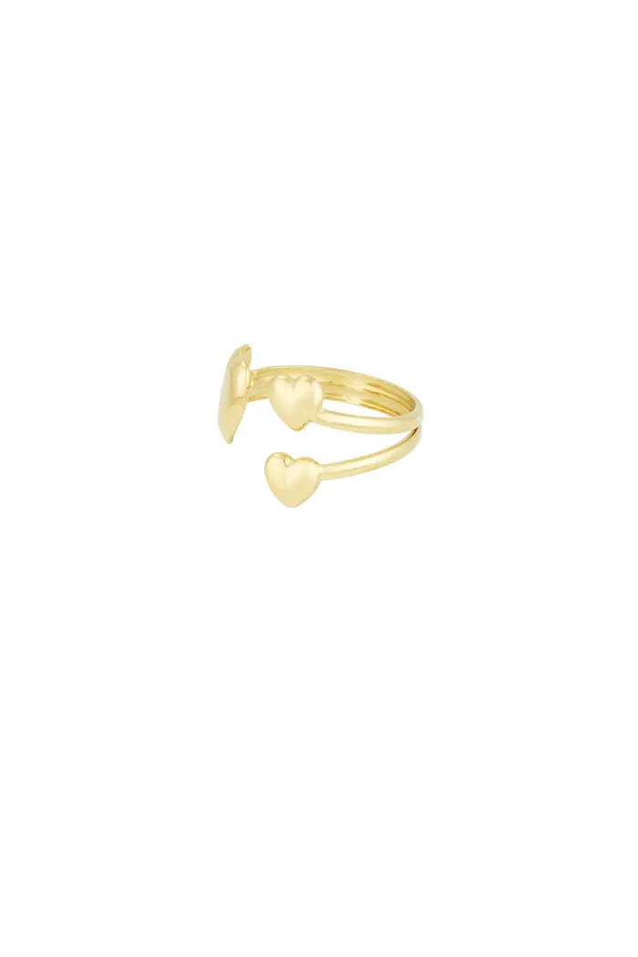 GOLDEN HEARTS TRIO - RING