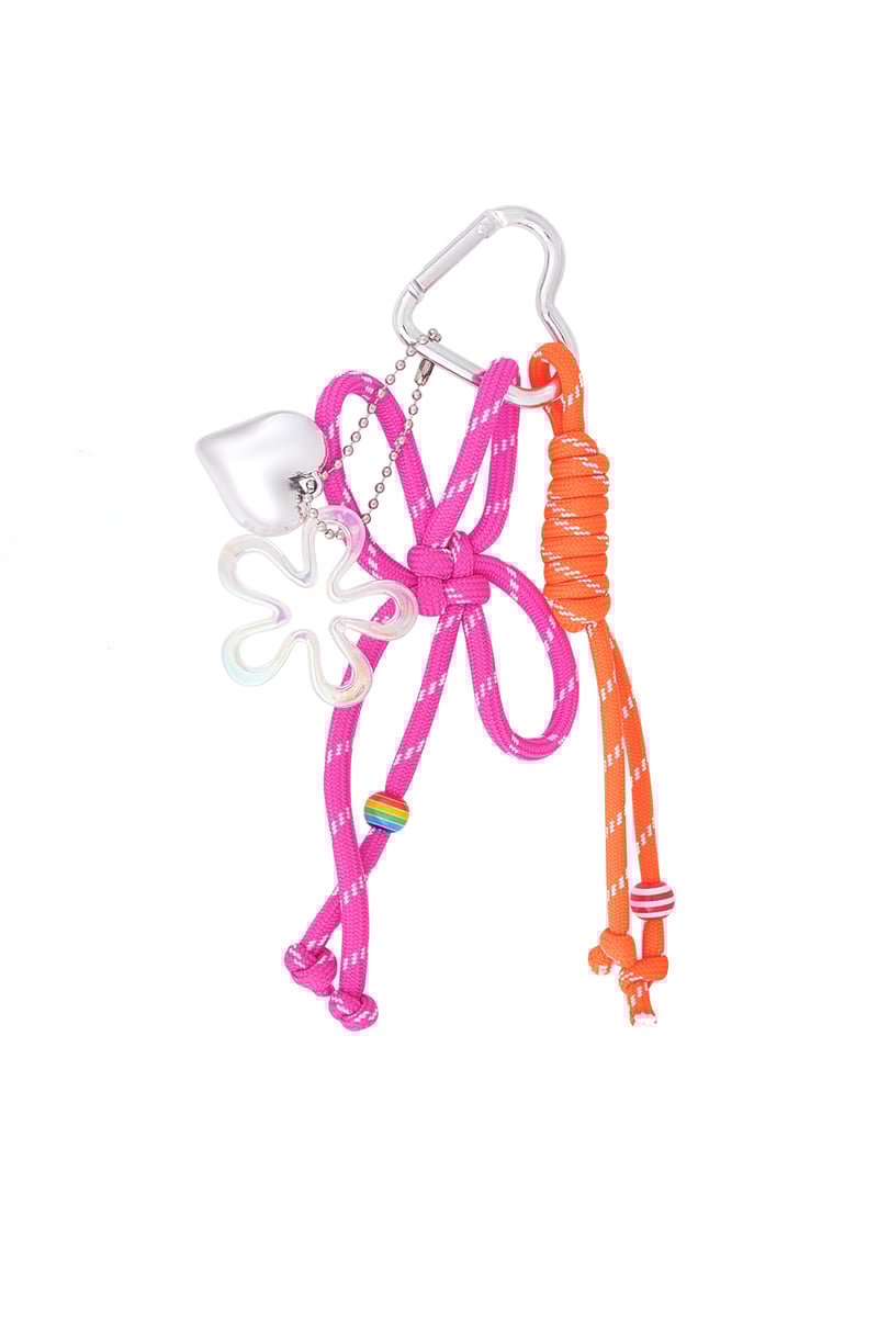 Happy pride pendant - Orange pink