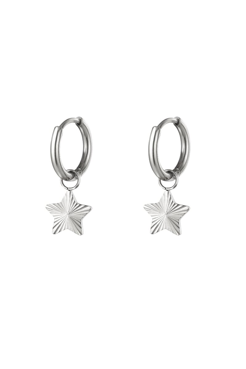 Stainles steel earrings star Gold Color Stainless Steel
