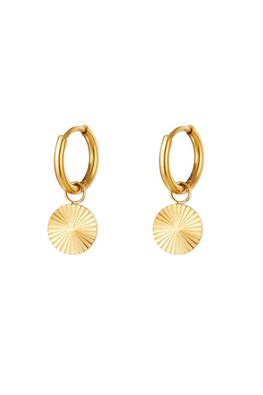 stainless steel earrings circle 