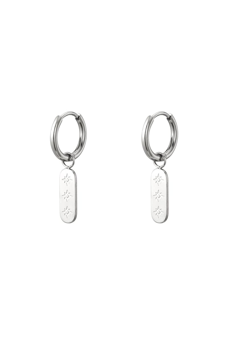 stainless steel earrings sun 