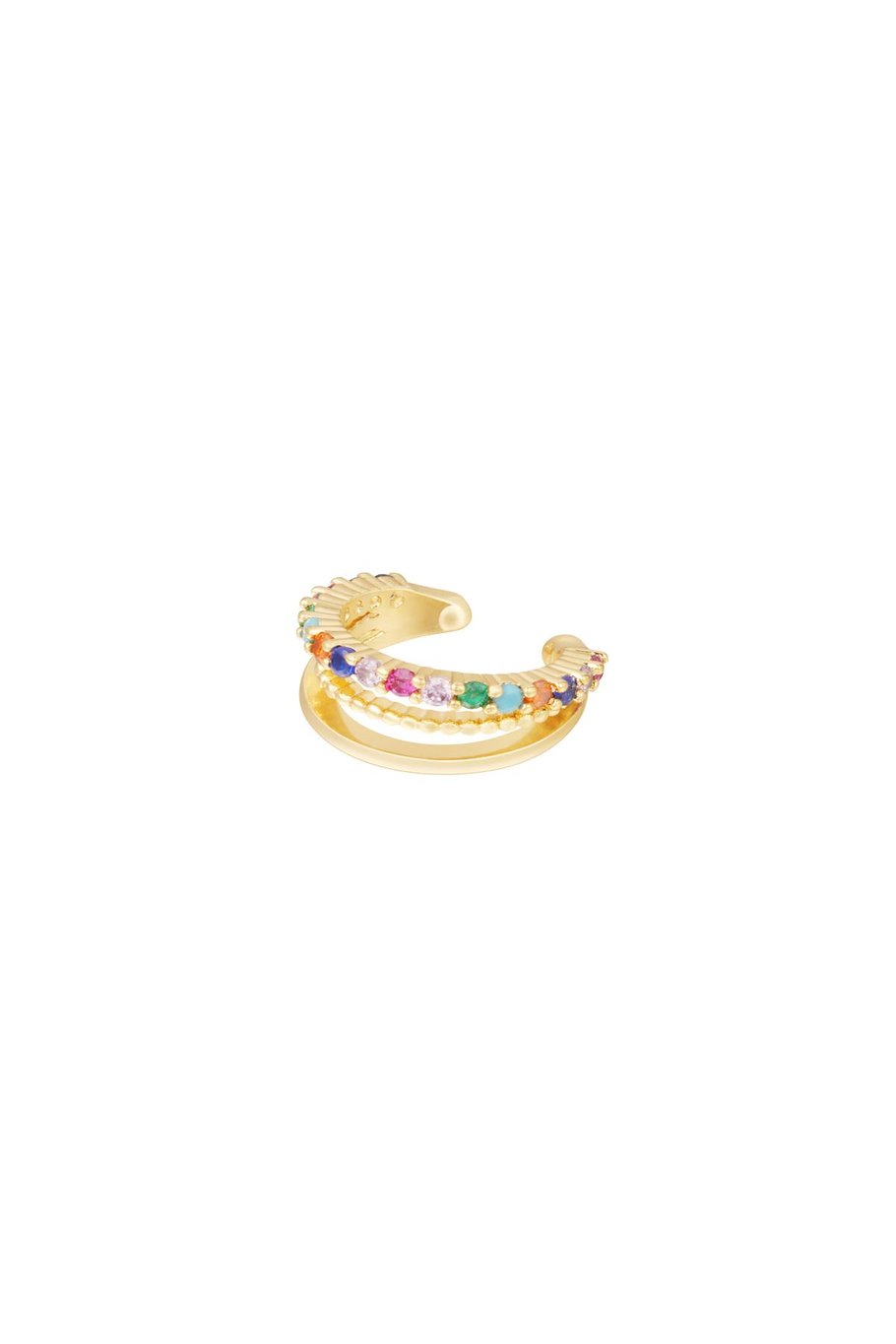 GOLDEN TRIPLE COLOR - EARCUFF