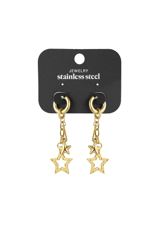 Earrings starry nights - Silver Color color