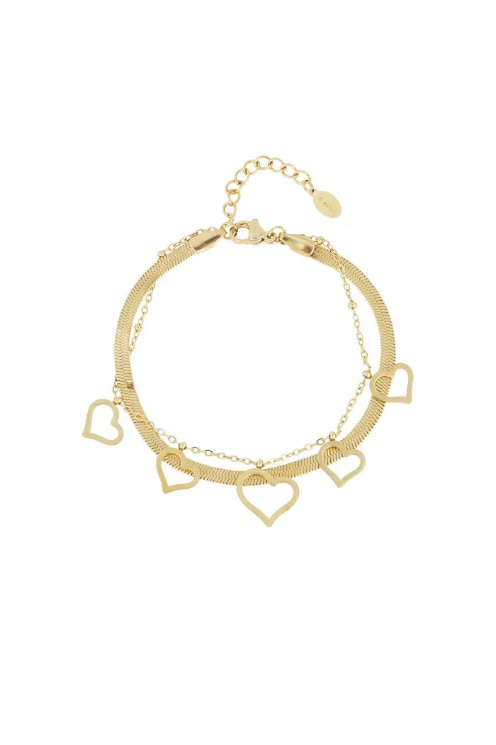 CHUNK AND HEARTS - ARMBAND