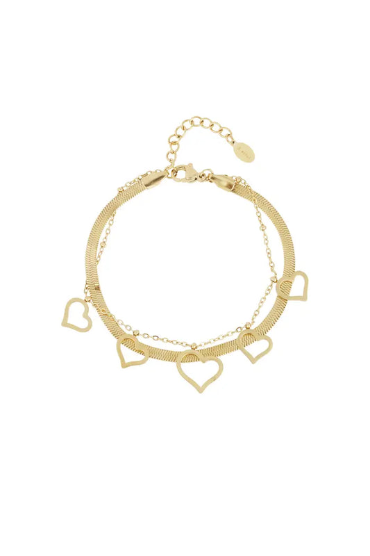 CHUNK AND HEARTS - ARMBAND