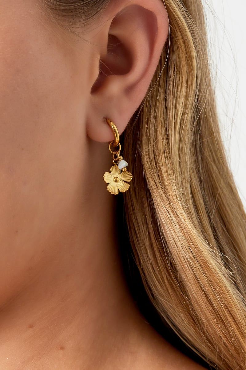 Sunlit flower Earrings