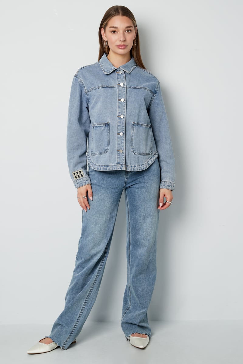 Gimme denim blouse