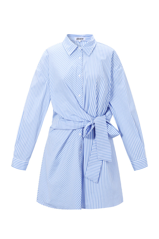 Knotted Blouse Dress