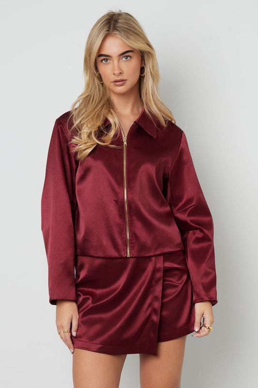 Satin Look Jacket