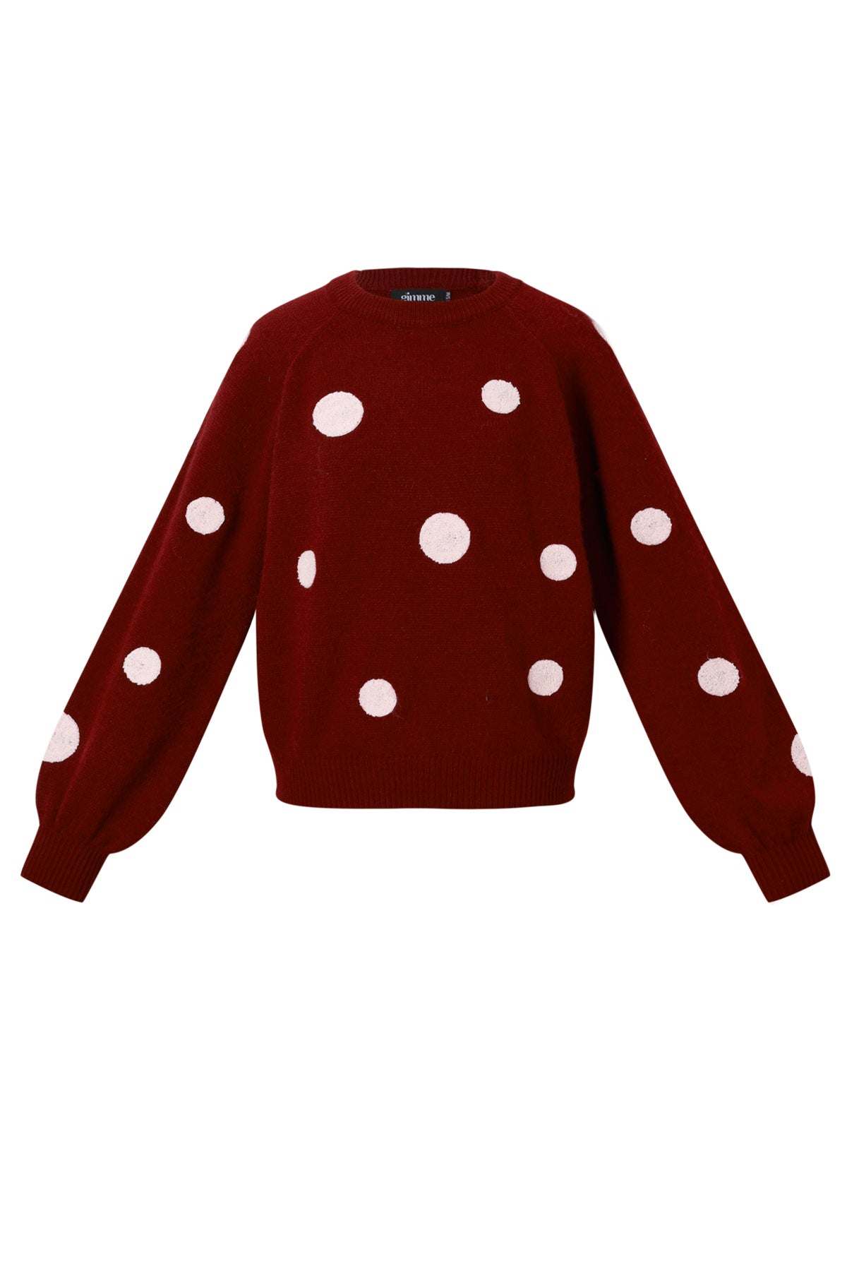 Polyester fiber (polyester) Knit sweaters Polka dots Casual Fall/Winter  Clothes