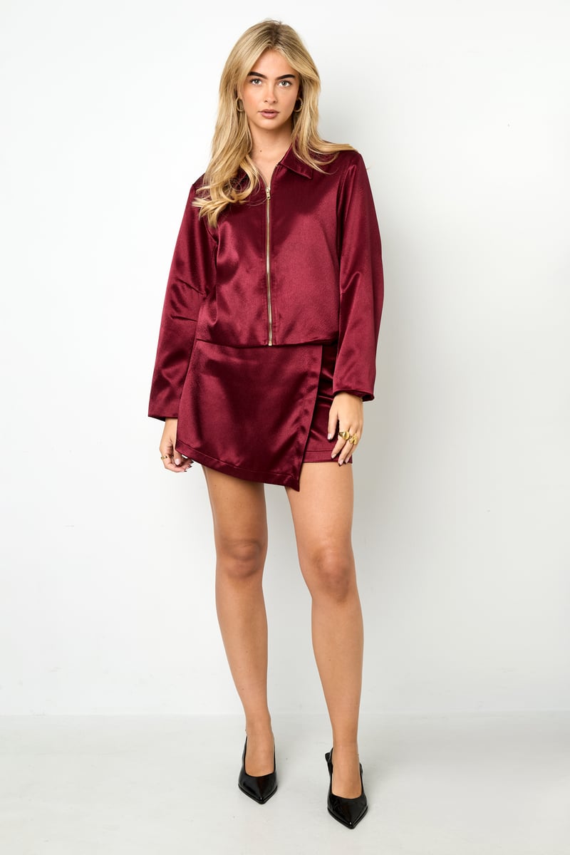 Satin Look Jacket
