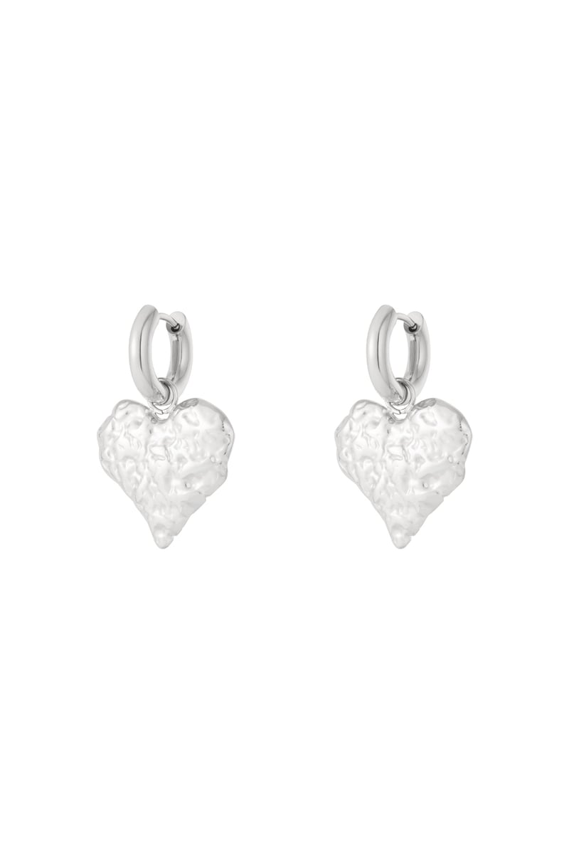 Textured Hearts earrings