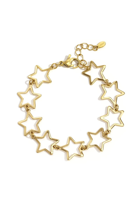 Stainless Steel Chain Bracelets Star Casual Daily Simple Series Women's jewelry