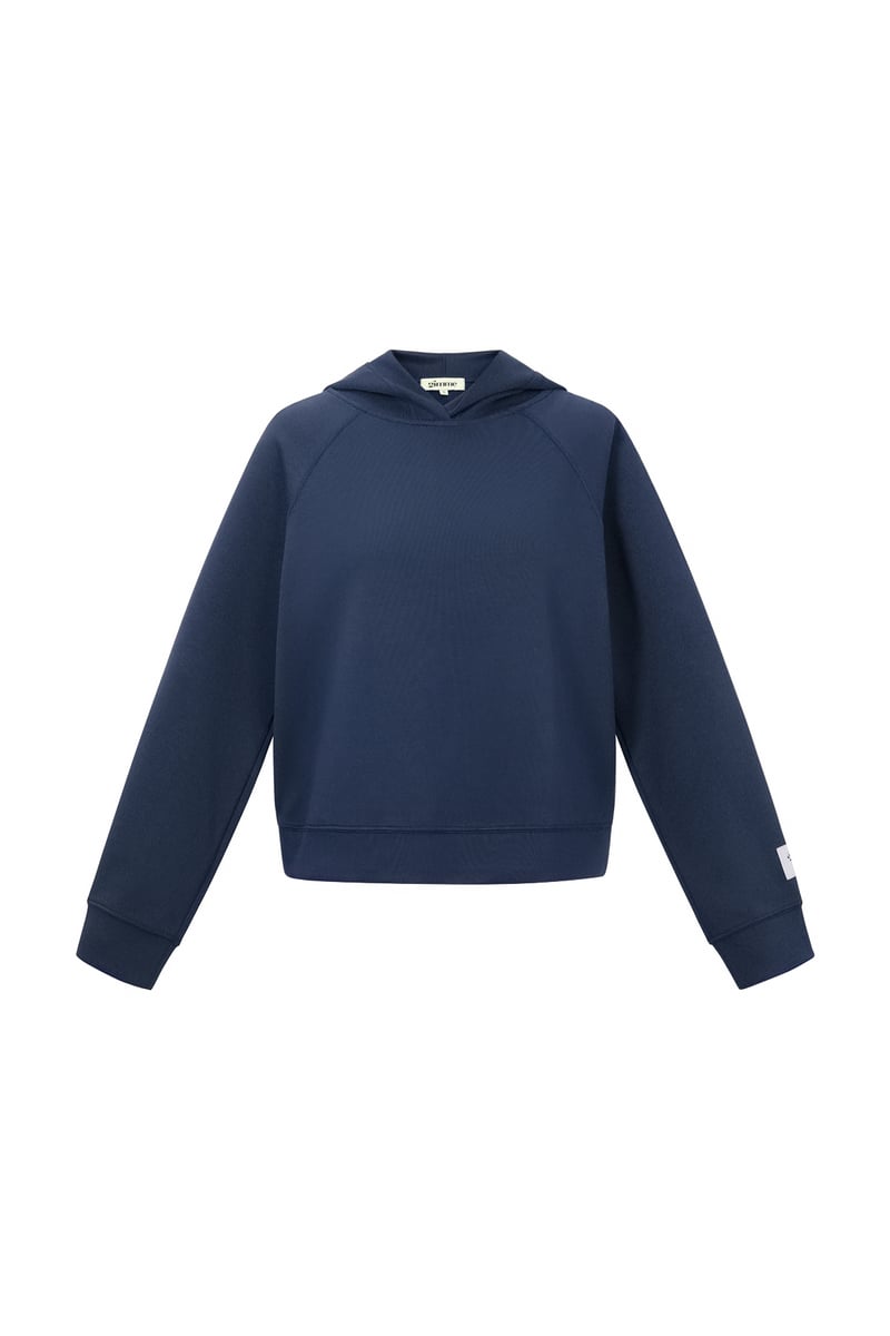 Polyester fiber (polyester) Hoodies & Sweatshirts Solid color Sporty All Fit  Clothes