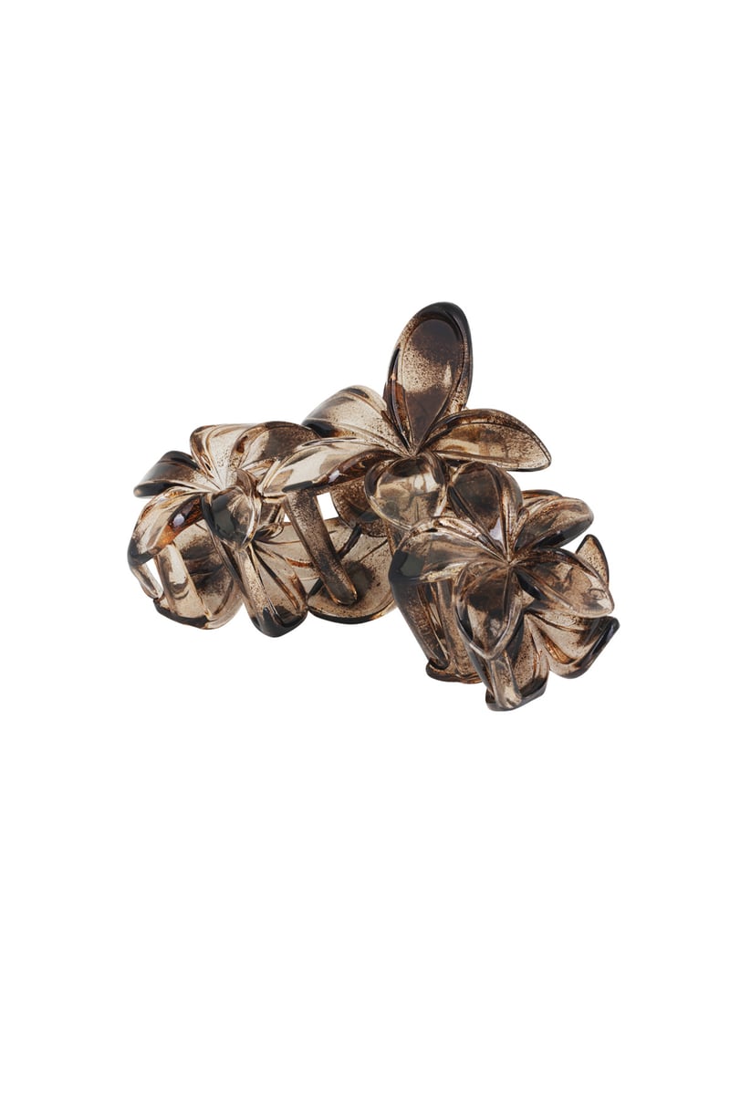 Wildflower hair clip - Brown