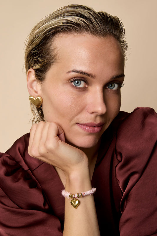 Stud Earrings Heart Casual Daily Simple Series Women's jewelry