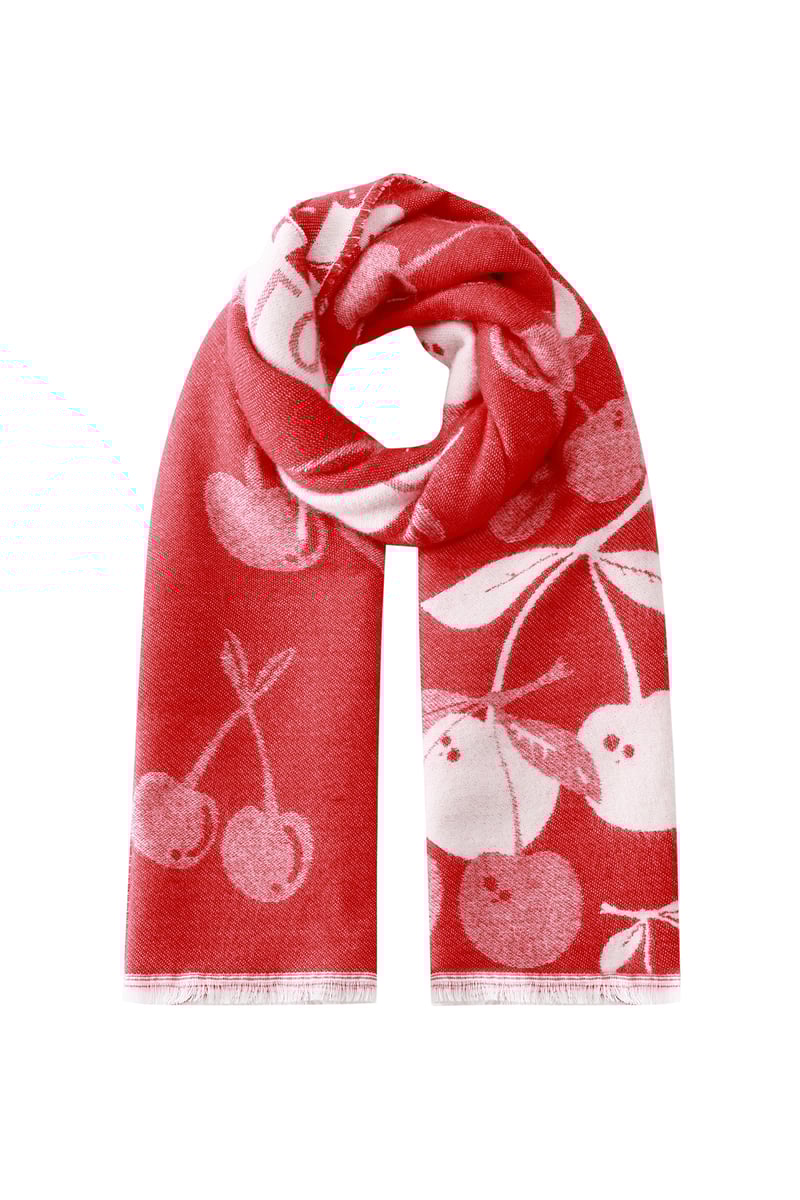 Winter scarves cherry Casual Acrylic Daily Accessories