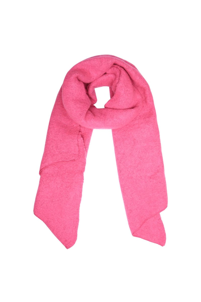 Soft winter scarf coral Polyester