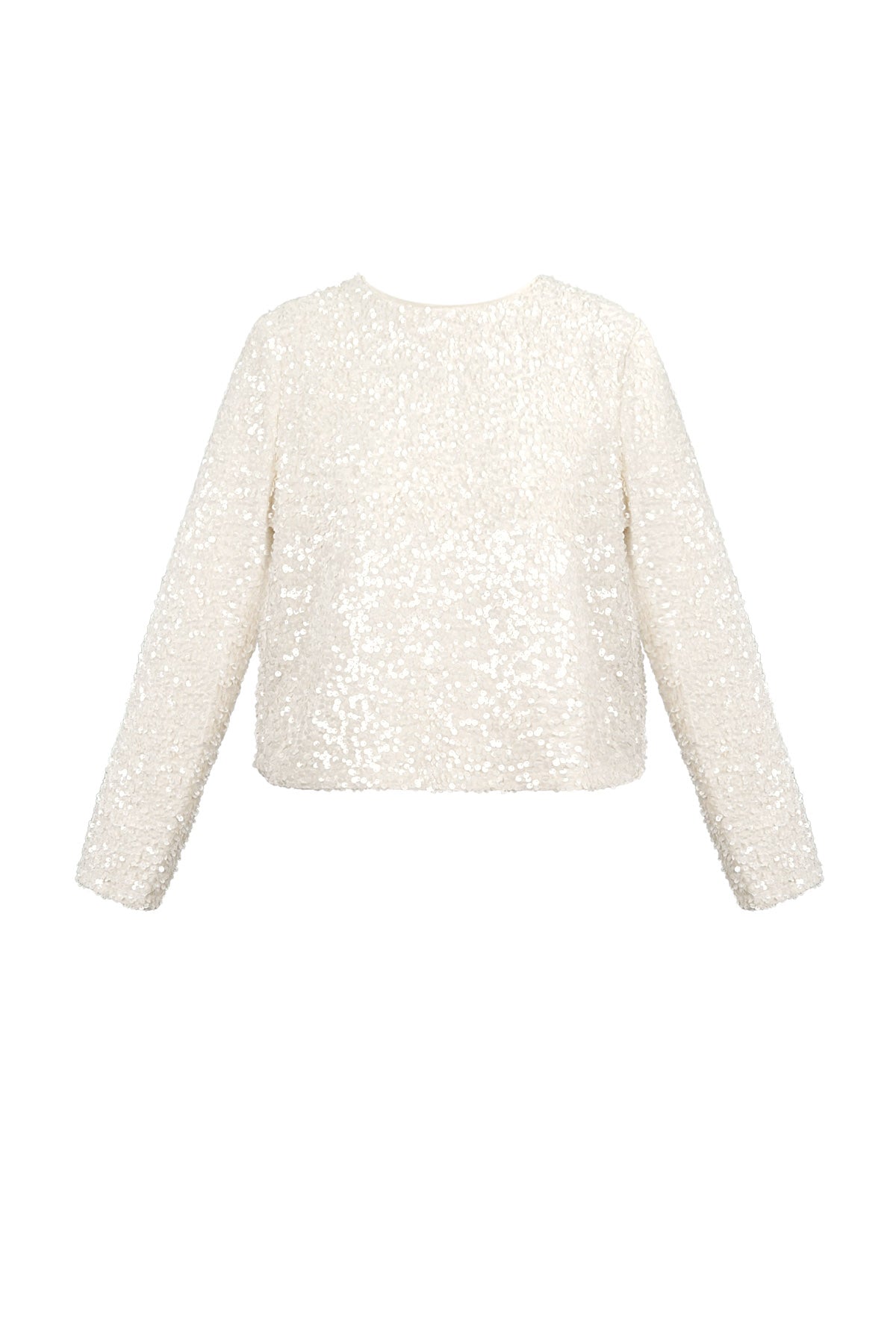 Party top with sequins