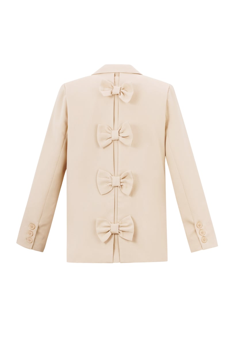 Blazer with bow - Black