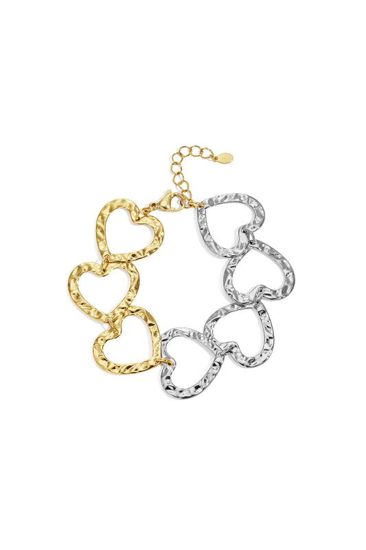 Stainless Steel Chain Bracelets Heart Casual Daily Simple Series Women's jewelry