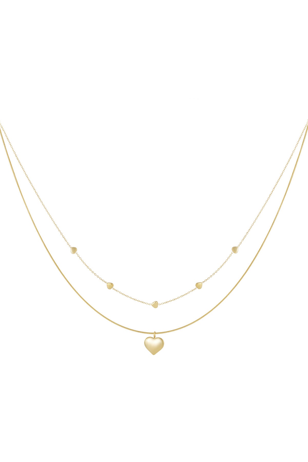 Layered Necklaces Heart Casual Daily Simple Series Women's jewelry