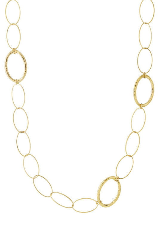 Oval link necklace
