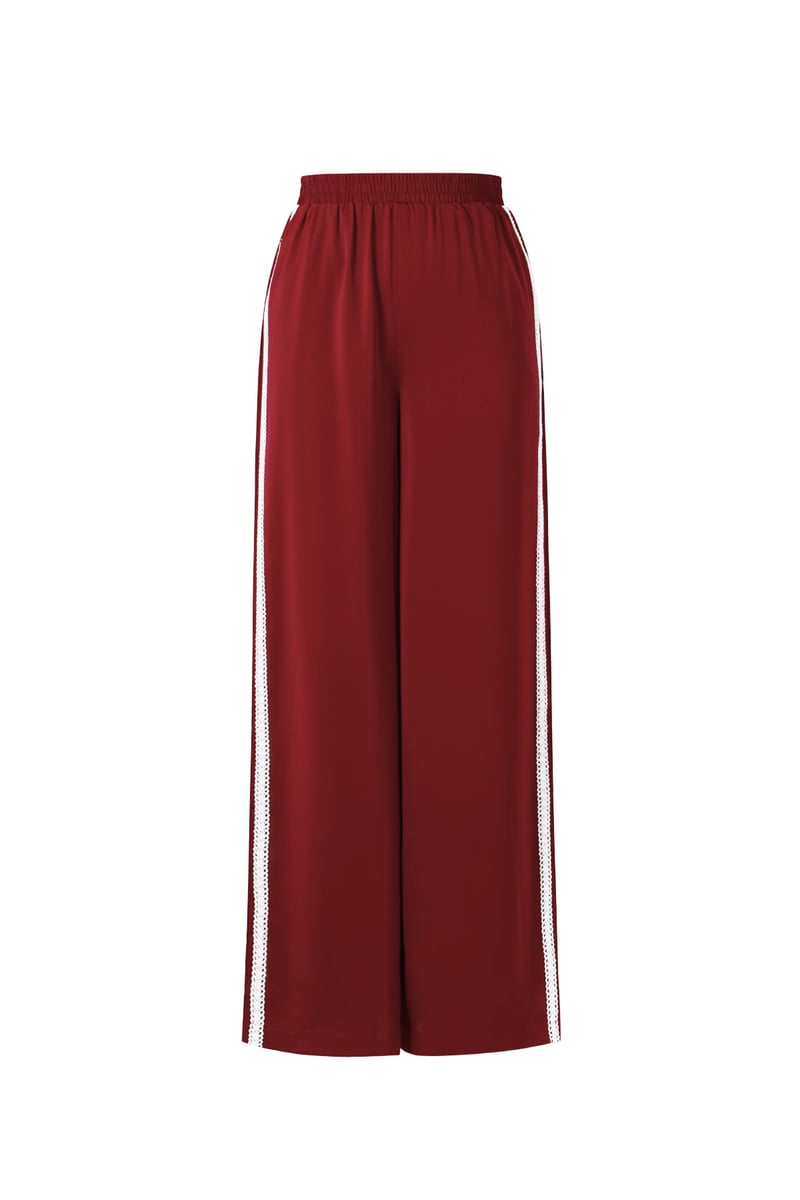 Satin Look Sporty Pants