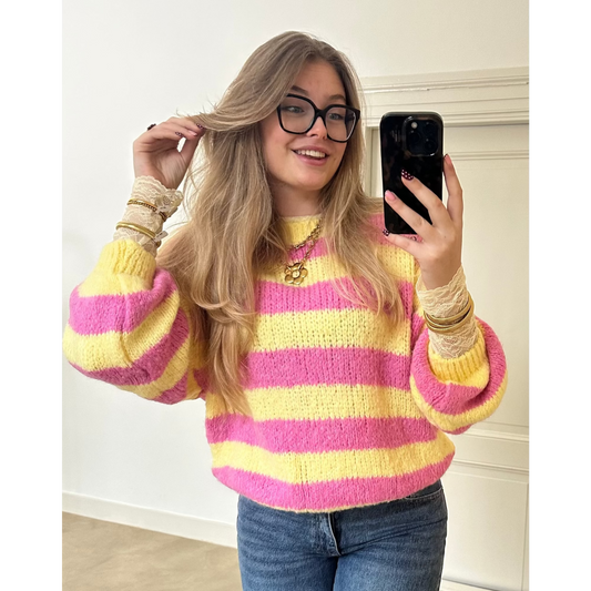 Trui gestreept one size